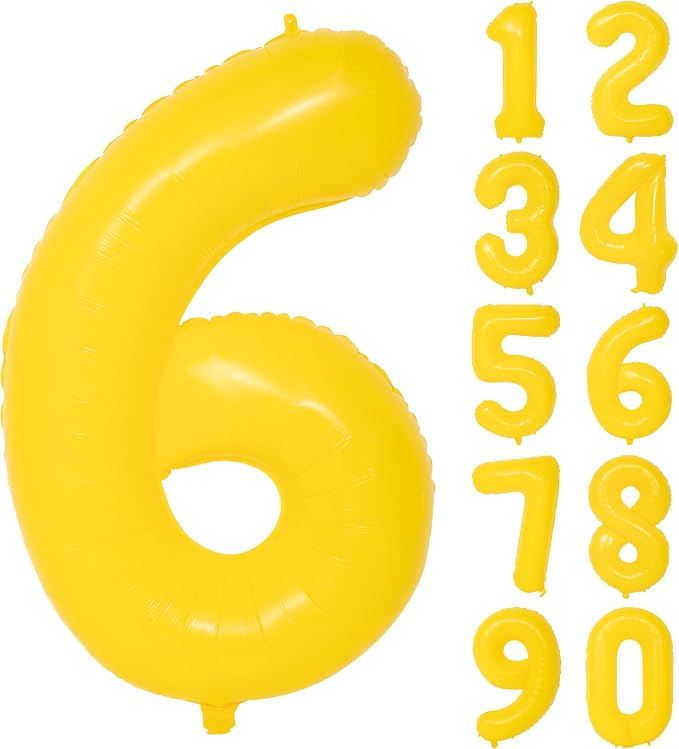 40 In yellow graffiti Number Balloons Helium Foil Mylar Balloon Digital 6 | by Exquisitehighqualitypartydecorationstomeetyoureveryneed%EF%BC%81