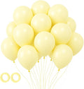 Voircoloria 105pcs Pastel Yellow Party Latex Balloons, 12inch | by Voircoloria