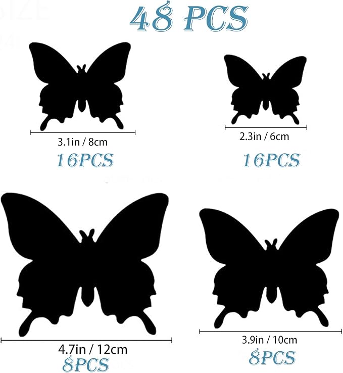 OPSEAM 3D Butterfly Wall Decor Butterfly Decorations Stickers - Image 5