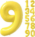 40 inch Yellow Number Balloon Giant Foil Helium Balloons Number 9 Balloon by Yeodong