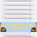300Pcs Double Sided Adhesive Sticky Dots, Glue Clear Dots, Removable Mounting by LIZMSIE