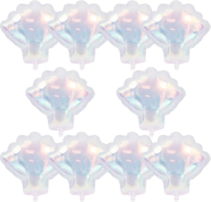 Sea Shells Balloons Multi-color Sea Shells Foil Mylar Balloon by OSAMUHA
