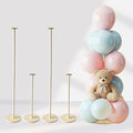 4 Sets Balloon Stands for Table, Wooden Balloon Stand by AerWo