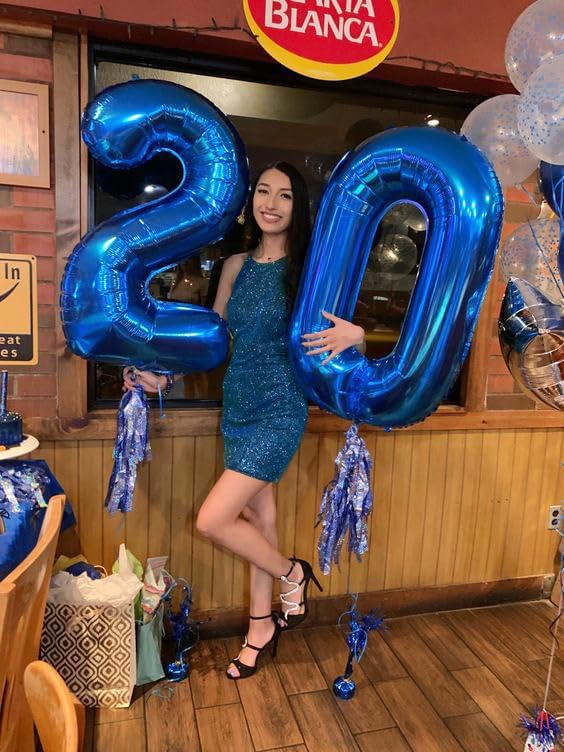 Navy Blue 50 Balloon - Image 8