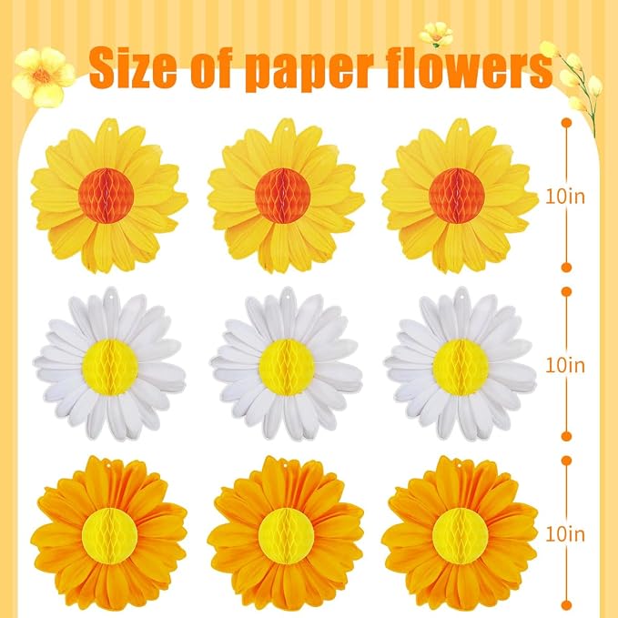 zilue Spring Party Decorations Paper Flowers Decorations - Image 2