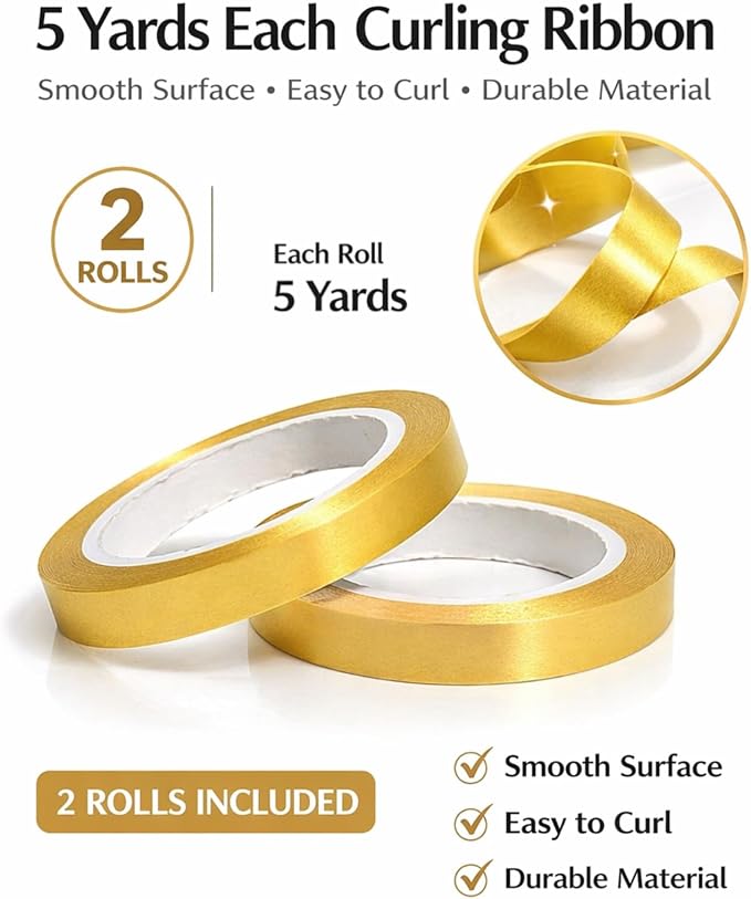 Balloon Weights Gold 2Pcs | Perfect - Image 2