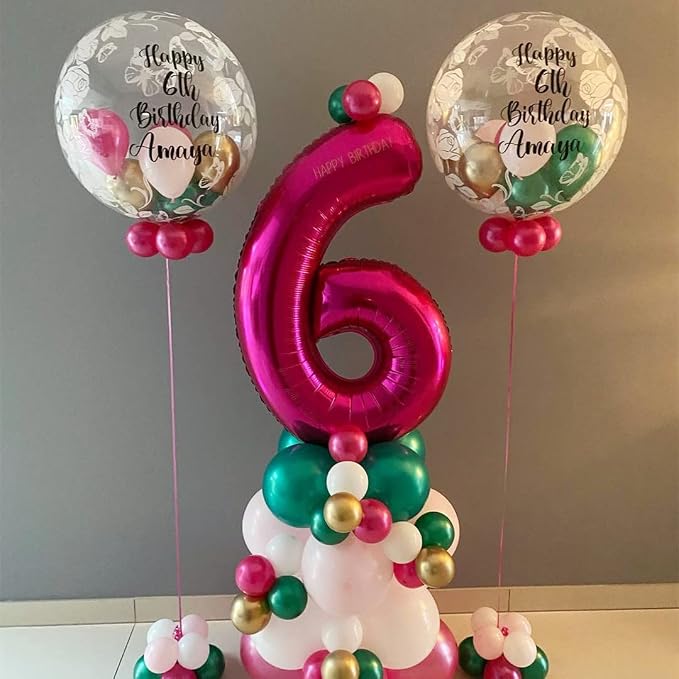 Hot Pink 16 Balloon Numbers, 40 Inch 16th Birthday Balloon Foil Mylar Number - Image 6