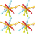 Colorful Explosion Star Balloons Holographic Balloons Star Burst Sparkly by Enimapod