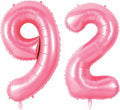 Number 92 Balloons for 92nd Birthday Party Decorations, 0-100 Large No.92 by Joycard