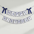 Navy Blue Happy Birthday Banner by TULOBI
