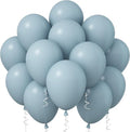 Jobkoo Blue Balloons, 12 Inch 30 Pcs Pale Aqua Blue Balloon Muted Dusty Blue by Jobkoo