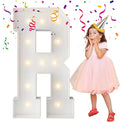 4FT Marquee Light Up Letters, Large Marquee Letters, Big Letter by MerryMosaics