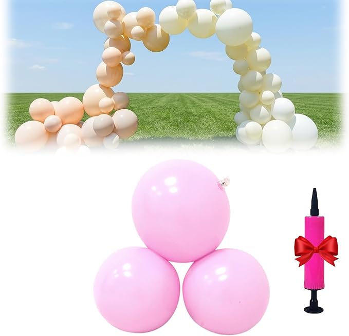 Reusable Inflatable Balloon Garland Arch Kit, 18ft 3/7 PCS Linked Pvc Balloons by Unknown