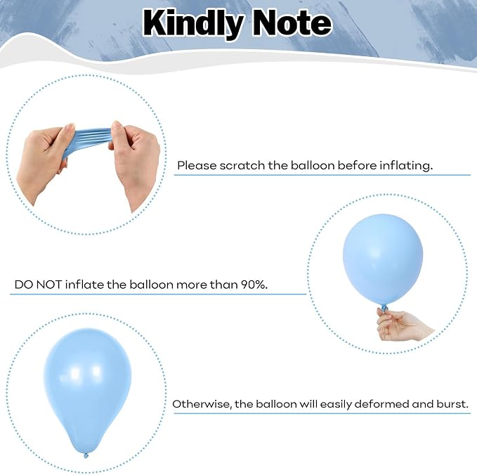 Pastel Balloons 12 Inch Pastel Rainbow Balloons 35Pcs Multicolor Colorful - Image 3