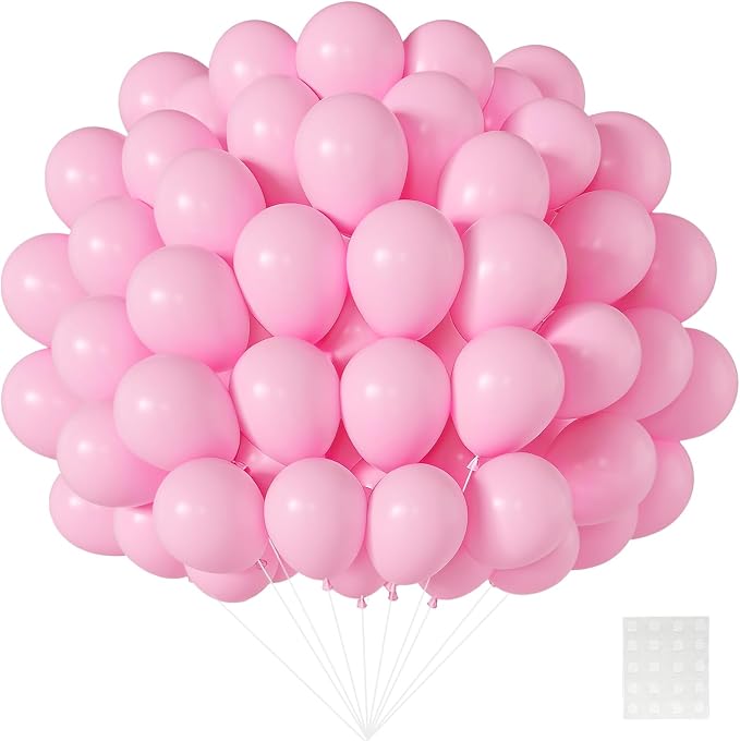 Patimate Pastel Pink Latex Party Balloons 150pcs 5 Inch by PatimateDirect