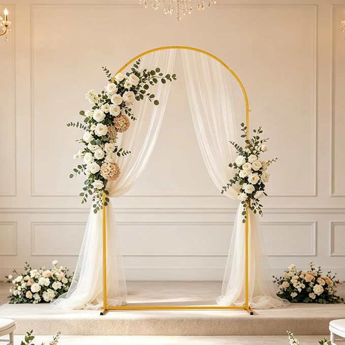 Vincidern 7.2ft Balloon Arch Backdrop Stand, Wedding Arch - Image 6