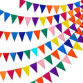 6 Pack Rainbow Felt Bunting Banner, Triangle Pennant Flags Garland by Unknown