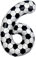 40 Inch Soccer Number 6 Foil Balloon, Soccer Birthday Party Decorations | by Unknown