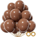 110pcs Brown Balloon 12 inch by KUULBELAballoons