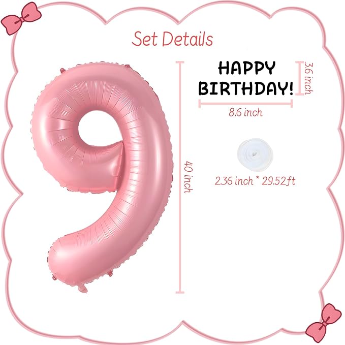 Happy birthday Big Number Balloons Foil Birthday Balloon Number Balloons Happy - Image 2