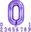 TONIFUL 40 Inch Purple Large Numbers Balloon 0-9 Birthday Party Decor, Foil by TONIFUL