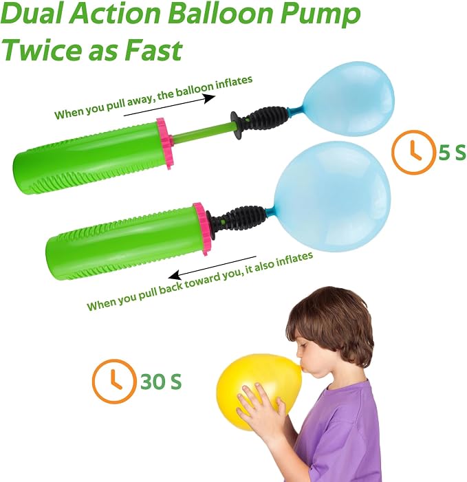 Balloon Pump Hand, Two-Way Dual Action, High Efficiency Manual Balloon Pump - Image 3