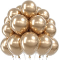 Jobkoo Metallic Champagne Gold Balloons, 12 Inch Chrome Light Gold Balloon | by Jobkoo