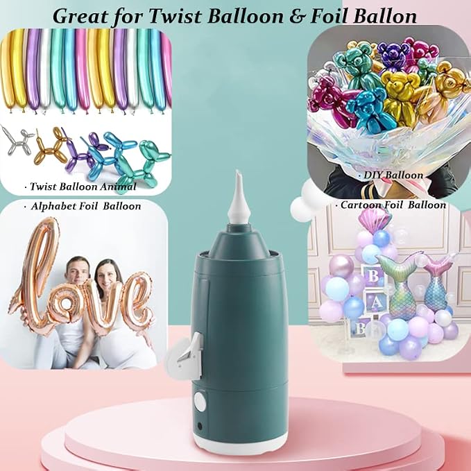Electric Magic Balloon Pump, Electric Air Inflator Party Air Blower Pump - Image 3