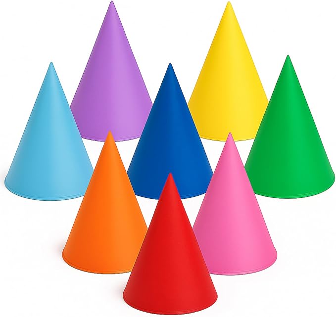 SATINIOR Gnome Hats Felt Crayon Accessory Fairy Dunce Witch Dwarf Cone Hat by SATINIOR