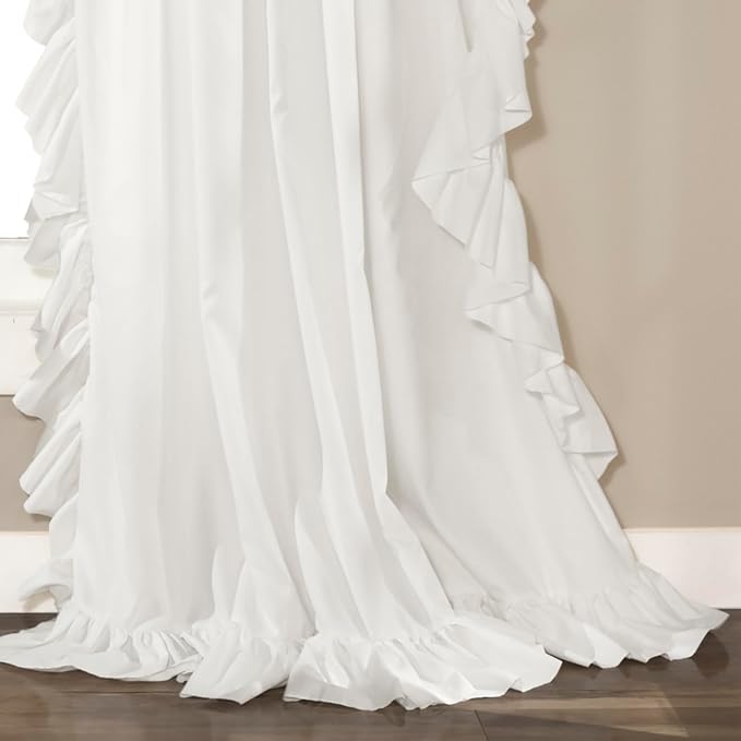 Lush Decor Reyna Ruffle Curtain Panel - Image 4