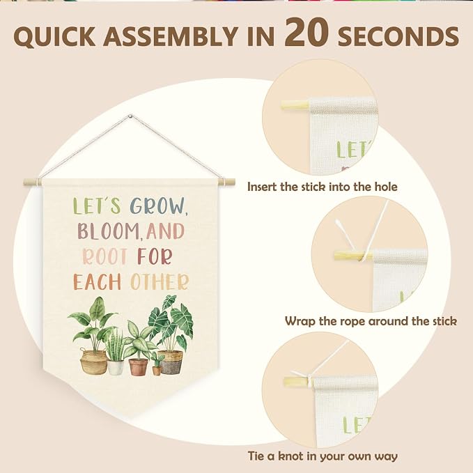 Greenery Plant Classroom Decor, Let's Root - Image 6
