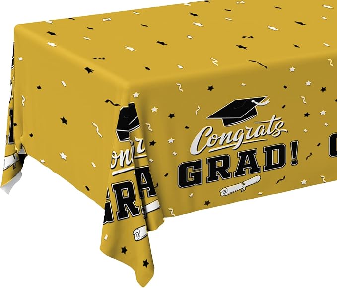 Graduation Tablecloths Graduation Party Table Decorations Waterproof Plastic - Image 6