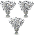PMU 3 Pcs Silver Graduation Balloon Weights, Graduation Centerpieces by PMU
