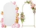 6.6FT Wedding Arch Backdrop Stand and Cover Set, Metal Balloon Arch Stand and by Unknown