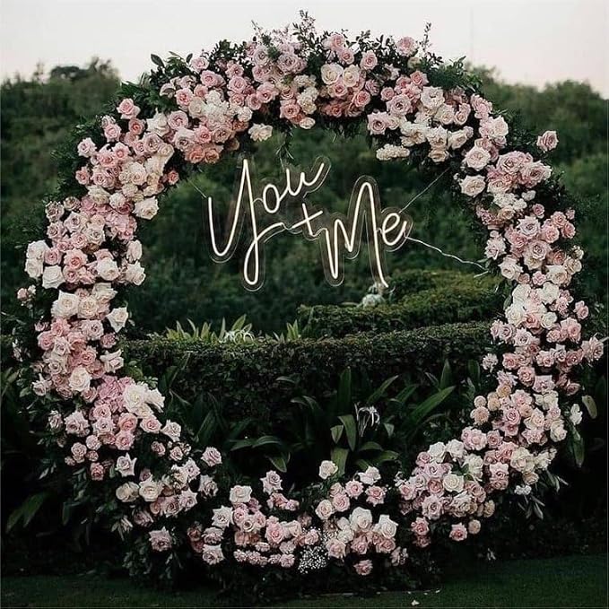 Round Backdrop Stand 7.2FT Arch Balloon Golden Metal Circle Garland Frame - Image 7