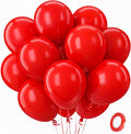 Patimate Red Balloons 100 Pack 12 Inch Matte Red Latex Party Balloons | by PatimateDirect