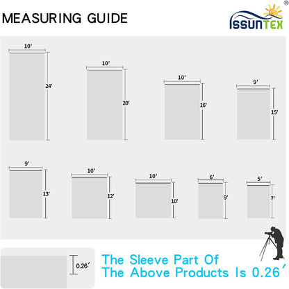ISSUNTEX 10X10 ft/3X3 Meters Background Photo Backdrop, Photo Studio, Collapsible High Density Screen for Video Photography and Television-White