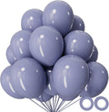 110pcs Dusty Blue Balloon 12 Inch by KUULBELAballoons
