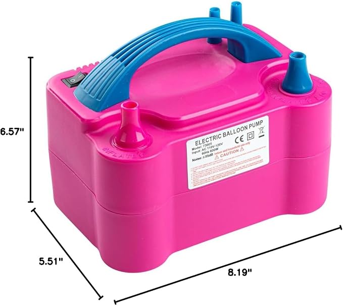 Restaurantware-Balloonify 600W Electric Air Pump, 1 Portable Balloon Inflator - Image 16