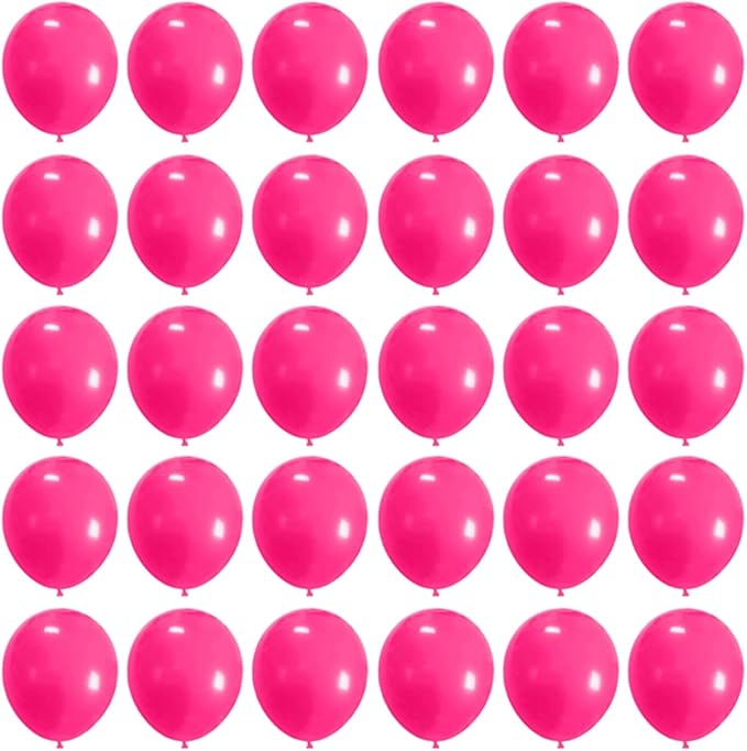 5 inch Hot Pink Party Balloons by YicUik