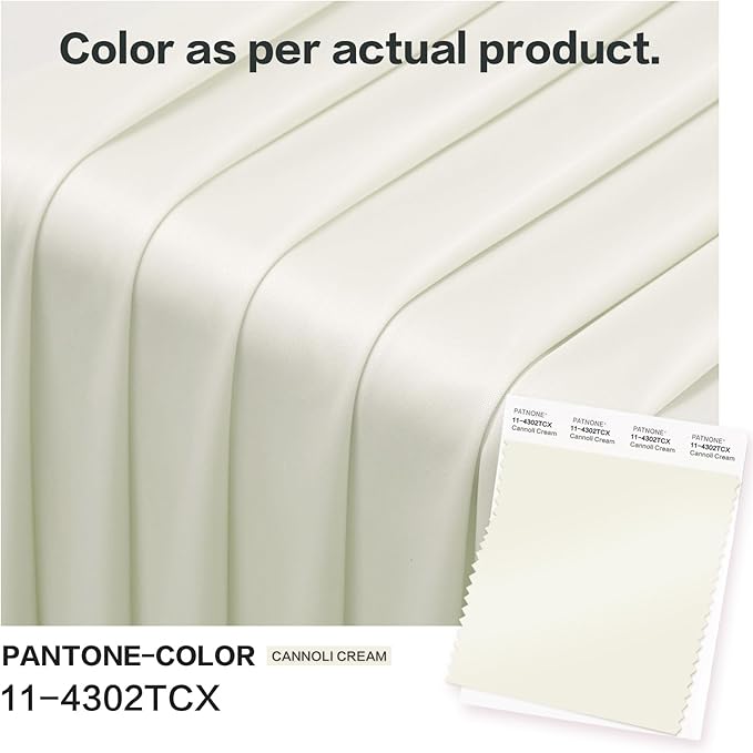 50ft×12ft Ivory Backdrop Curtain - Image 5