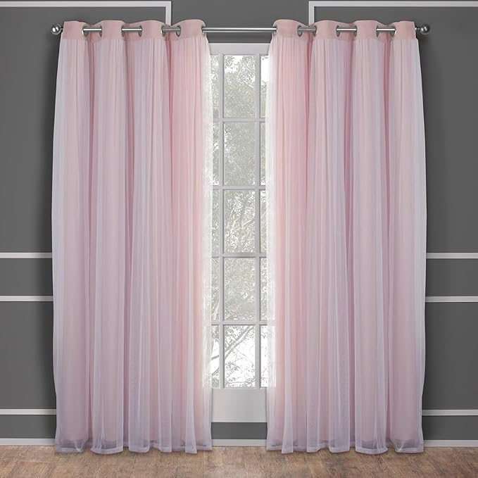 TOWN & COUNTRY LUXE Talia Double Layer Indoor Curtains, Sheer and Room by TOWN+%26+COUNTRY+LUXE