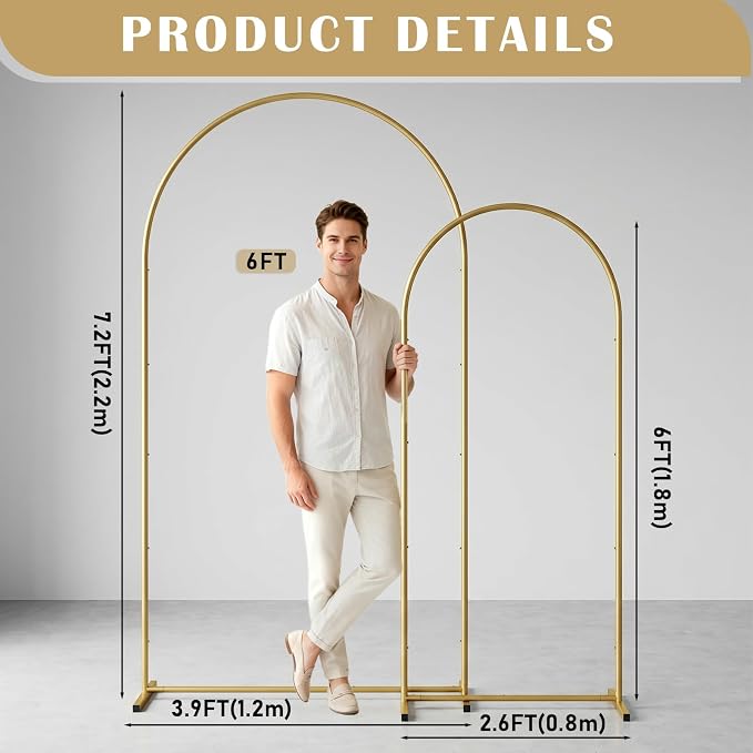 Arch Backdrop Stand 7.2FT+6FT Arcos para Decoracion De Fiestas Balloon Arch - Image 7