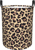 Leopard Print Animal Cheetah Round Laundry Hamper Storage Basket Toys Clothes by Gbuzozie