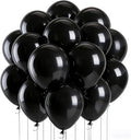 LOLStar Black Balloons, 12 inch Latex Round Balloon | Baby Shower, Graduation by LOLSTAR