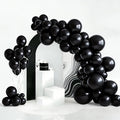 154 PCS of Black Balloons in Different Sizes by Unknown