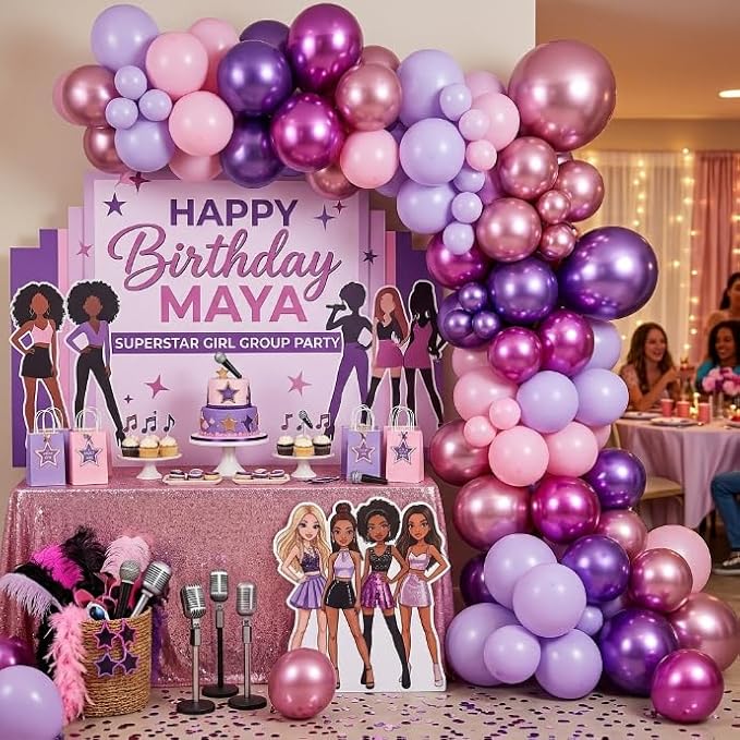 Pink and Purple Balloons - Image 4