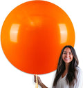 PartyWoo Orange Balloons 4pcs Fall Latex Helium Balloons 36 Inch | Birthday by PartyWoo