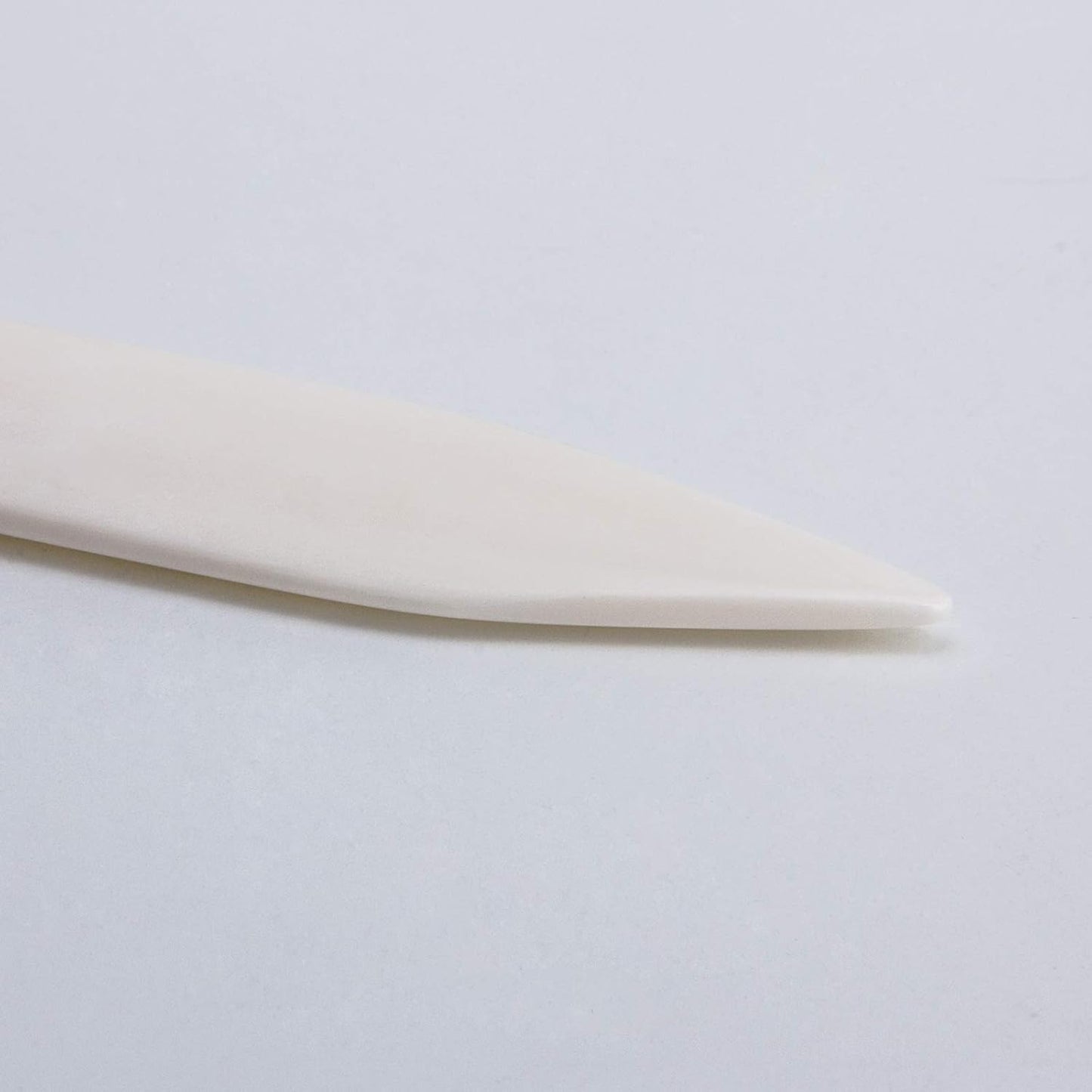 VENCINK 8 inch Genuine Bone Folder Natural Origami Paper Creaser Scoring Folding Tool for Leather Cards DIY Handmade Bookbinding Burnishing Shaping Creasing (100% Real Cattle Bone)