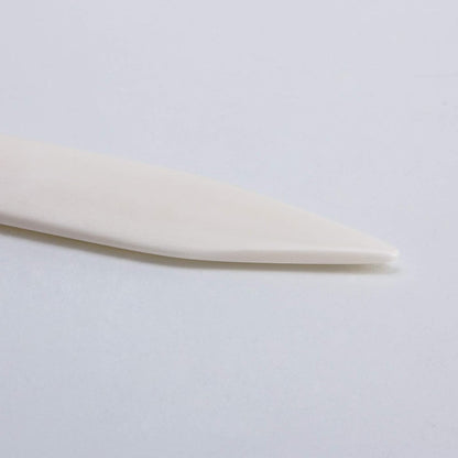 VENCINK 8 inch Genuine Bone Folder Natural Origami Paper Creaser Scoring Folding Tool for Leather Cards DIY Handmade Bookbinding Burnishing Shaping Creasing (100% Real Cattle Bone)